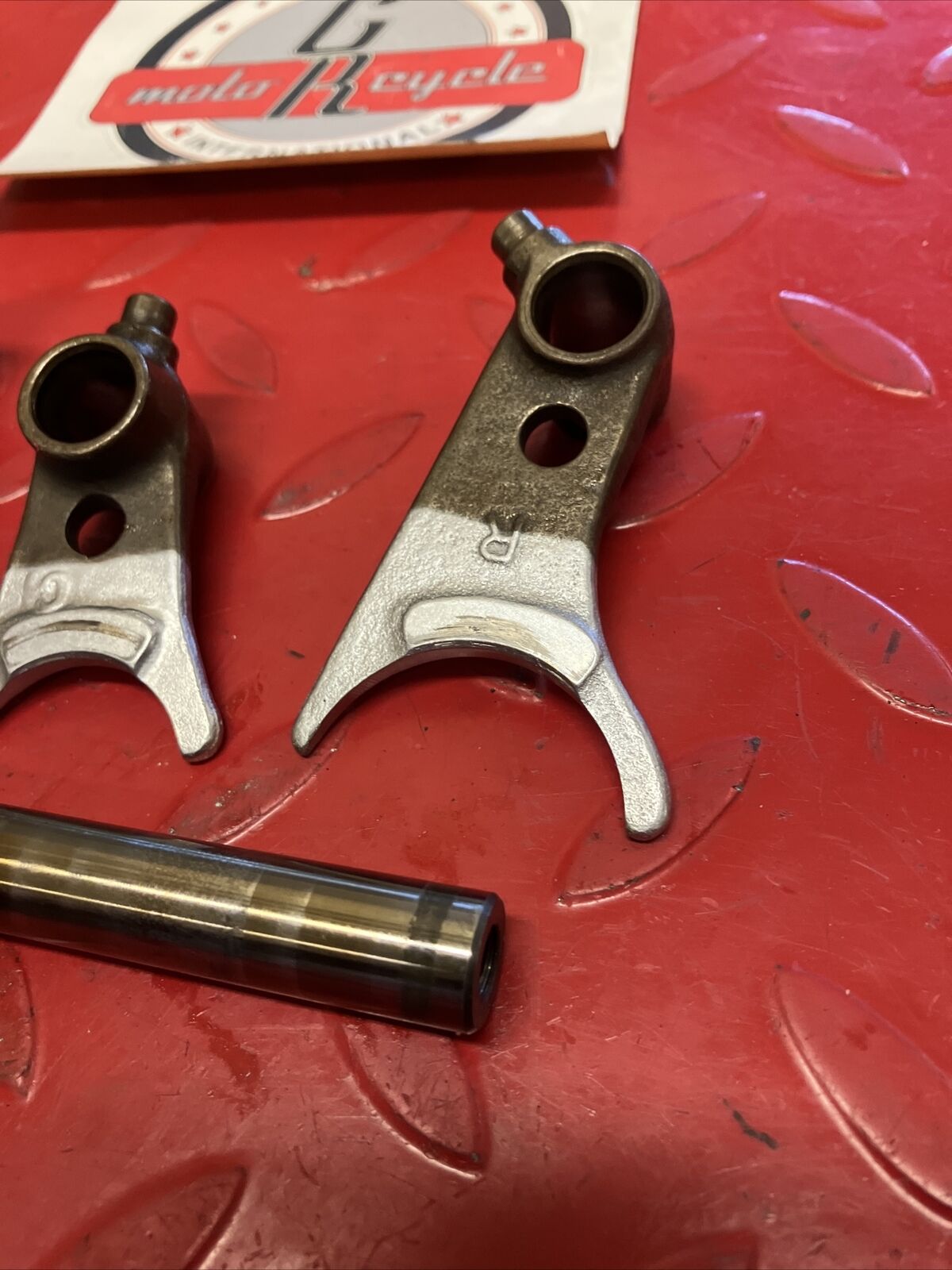 Honda XL350R 1986 transmission gearshift gear shift forks left right center