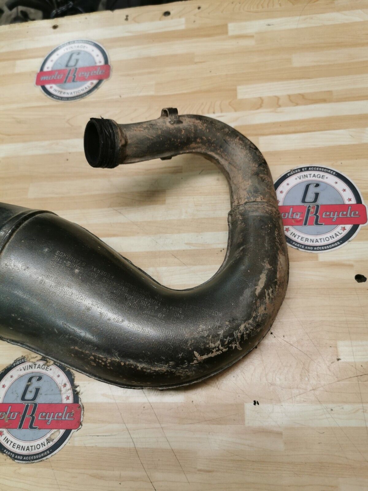 Kawasaki KX100 2008 exhaust header pipe expansion chamber 2