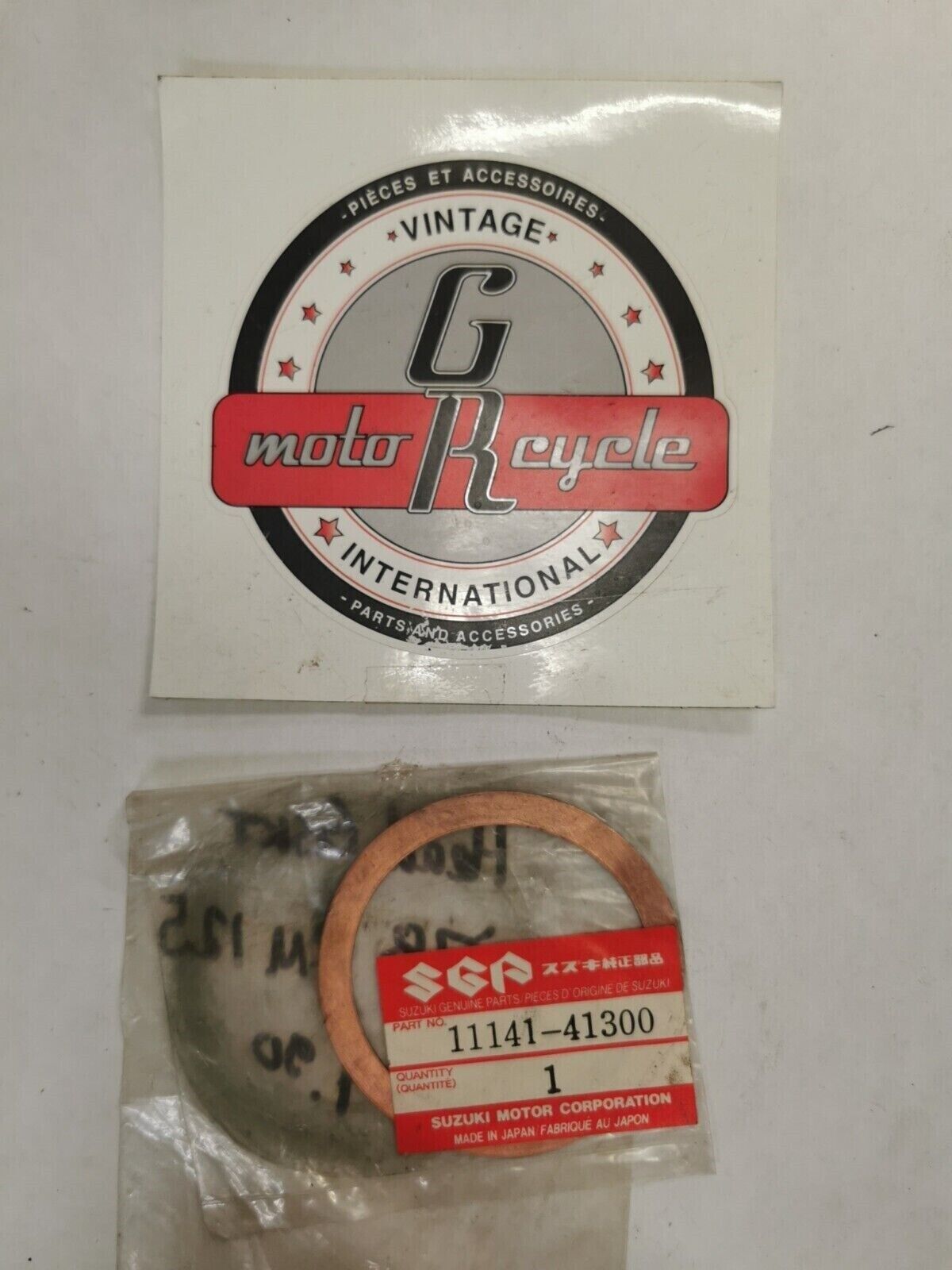 NOS SUZUKI RM125 1978 HEAD GASKET 11141-41300 S26