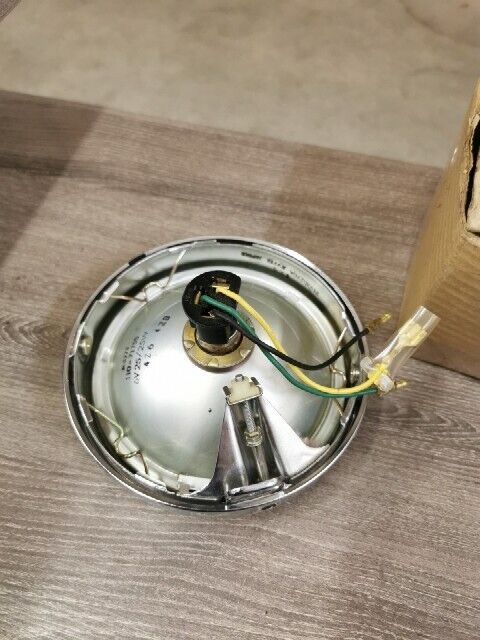 NOS YAMAHA DT175 1974 1975 RS100 COMPLETE HEADLIGHT LENS 465-84110-60-00 Y130