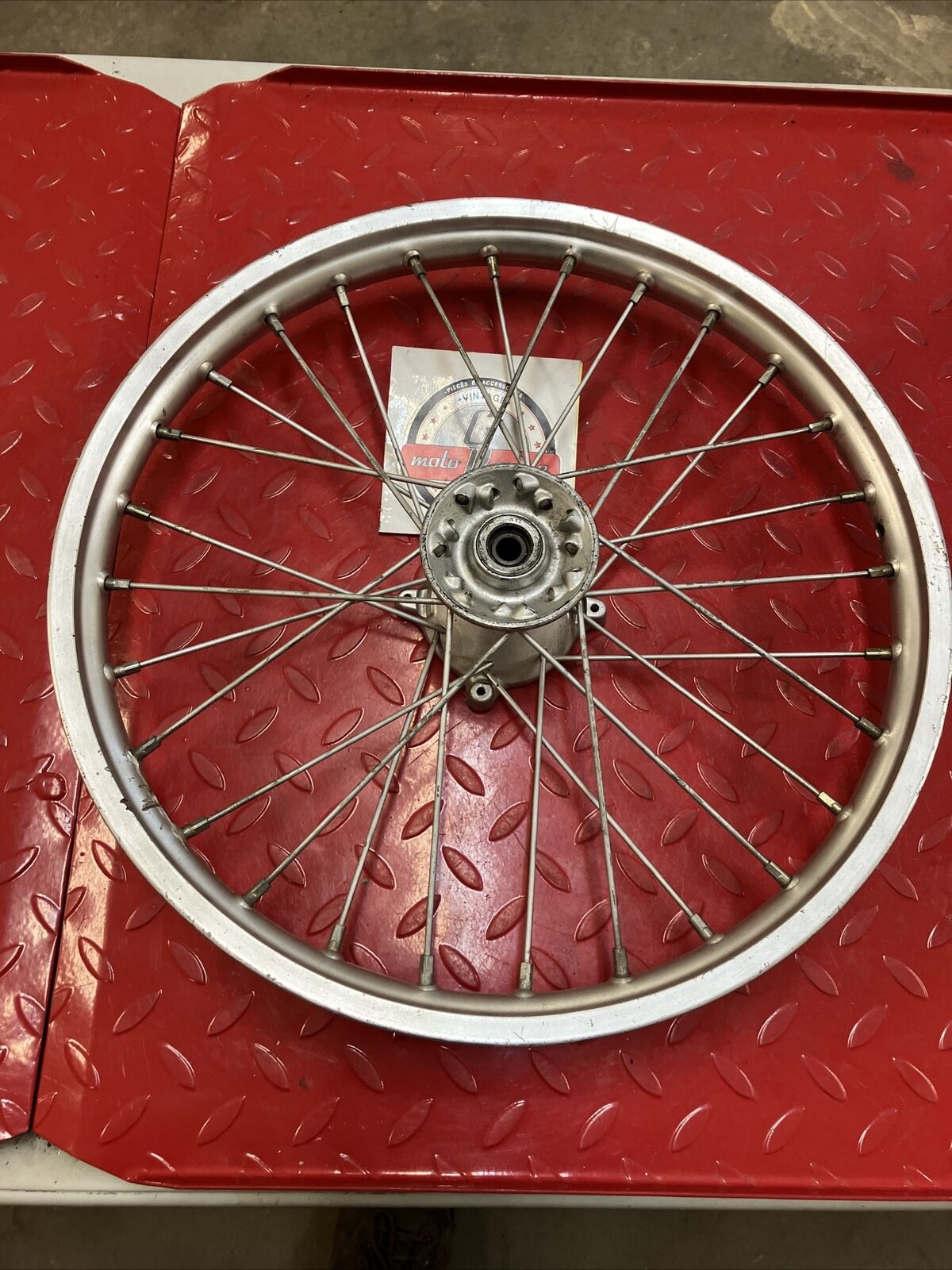 Honda CR80R 1990 front wheel hub rim 1986 1987 1988 1989 1991