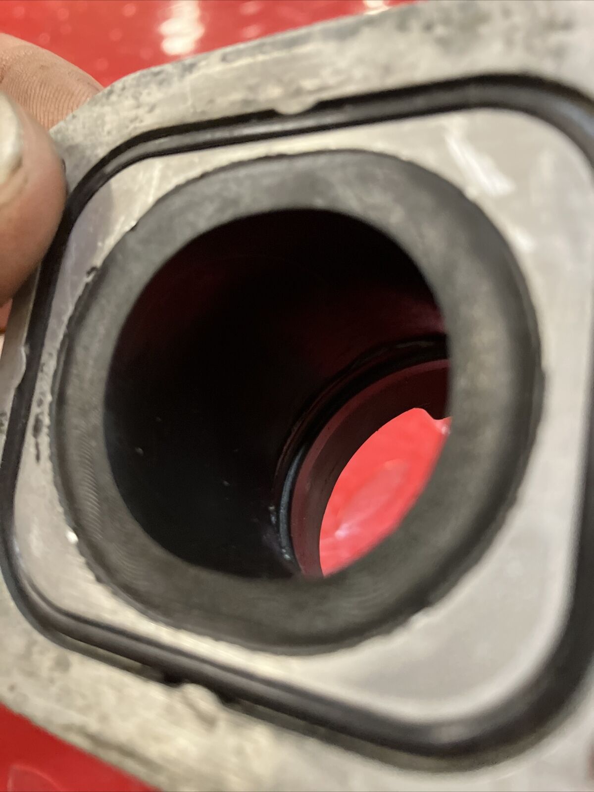 Honda CR80R 1990 intake manifold carburetor boot insulator