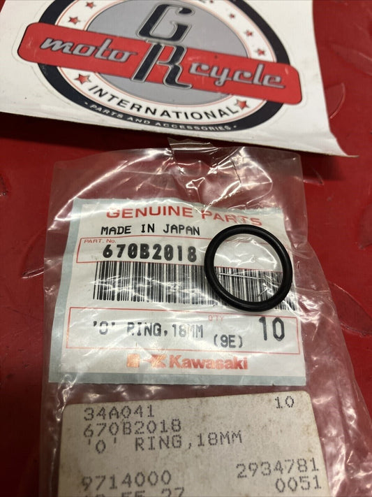 NOS KAWASAKI O-RING 18MM 670B2018 K14