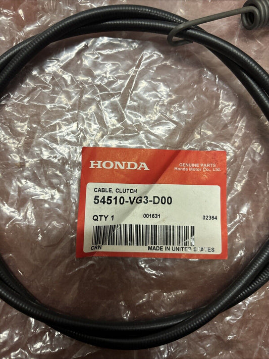 NOS Honda HRS216 K1-K5 CLUTCH CABLE 54510-VG3-D00 H175
