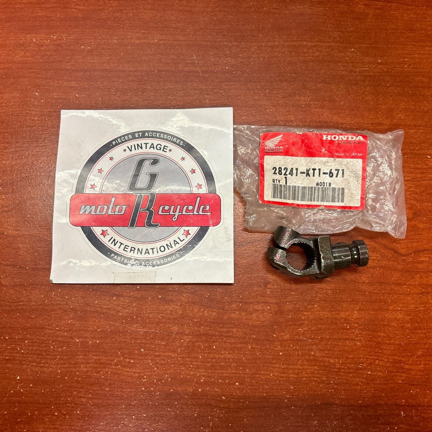 NOS Honda XLR250R XR250L XR250R KICK ARM JOINT 28241-KT1-671 H166