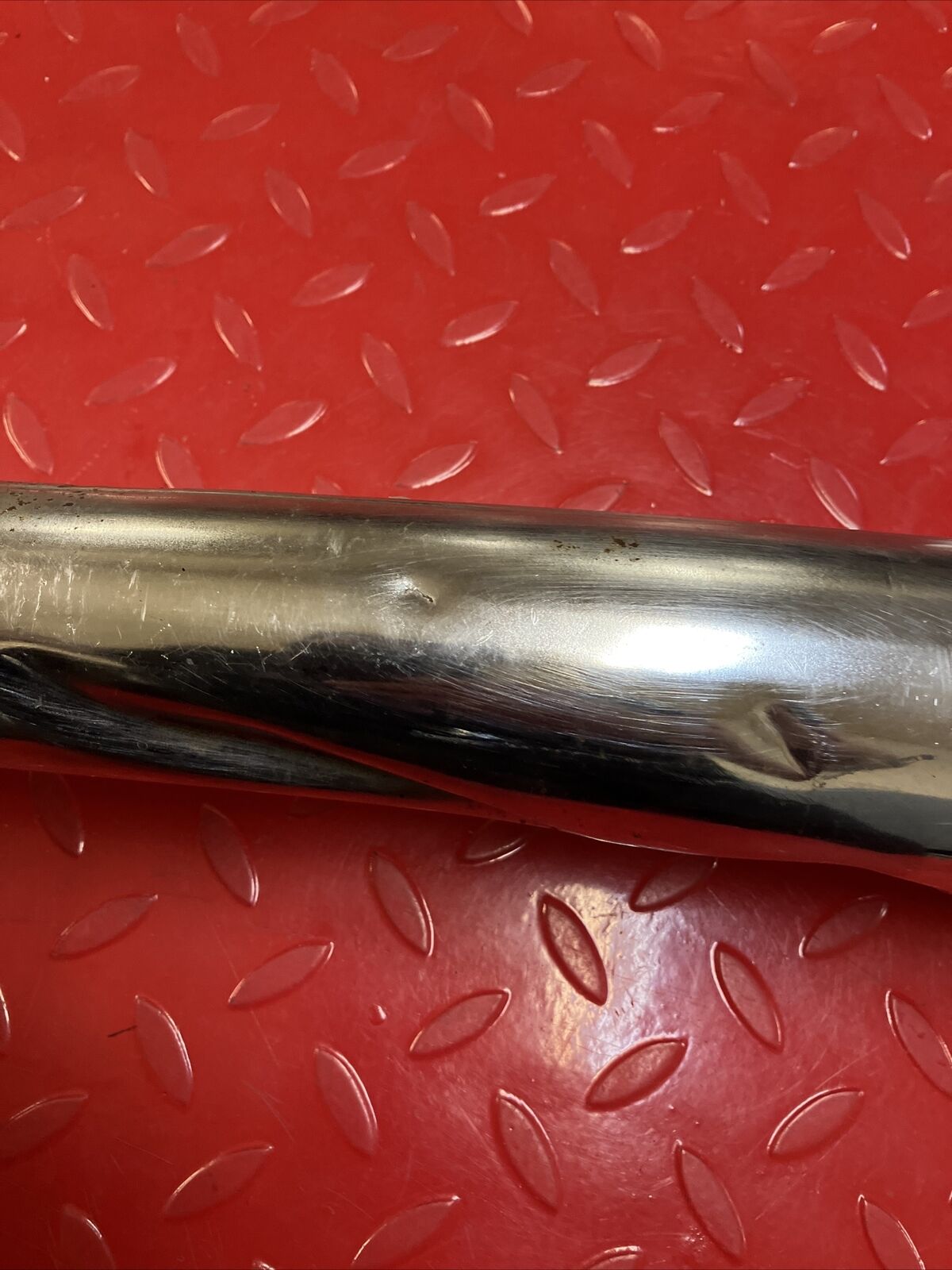 Yamaha RD400 1977 right exhaust pipe silencer 1976 1978 2
