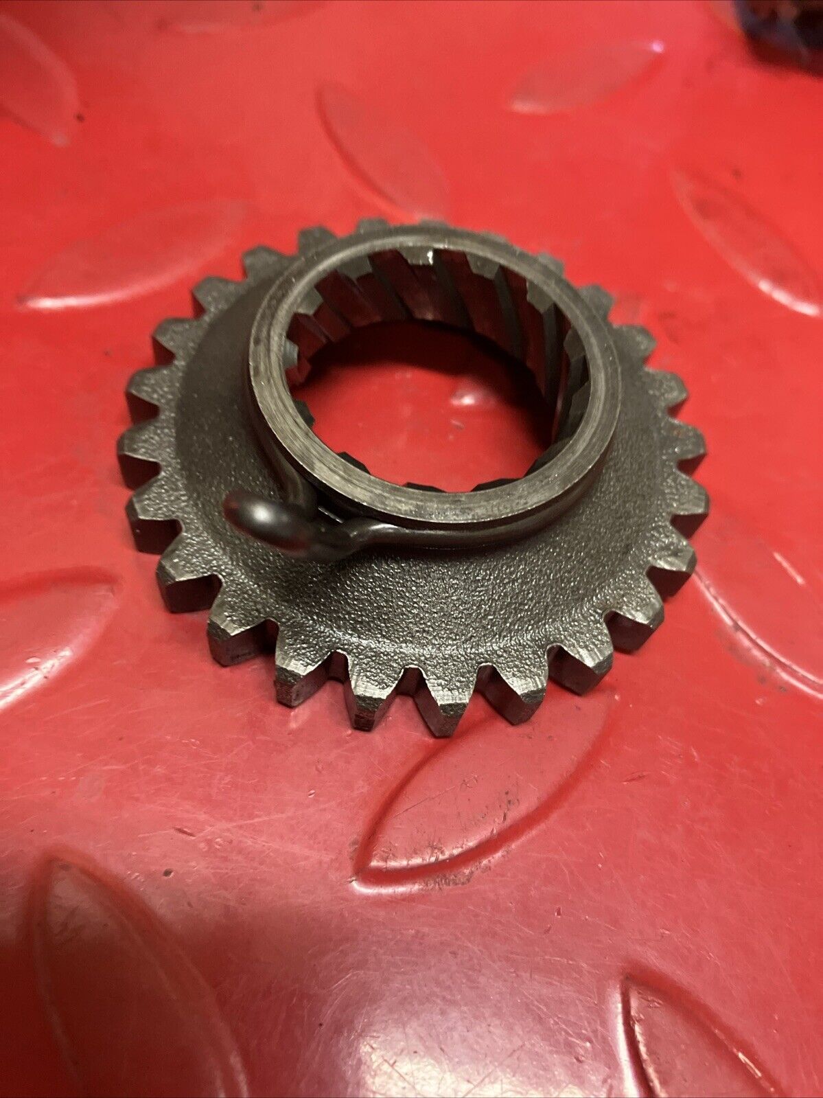 Yamaha YZ125 1983 Kickstarter Kick starter shaft spindle gear 1982 1984 1985