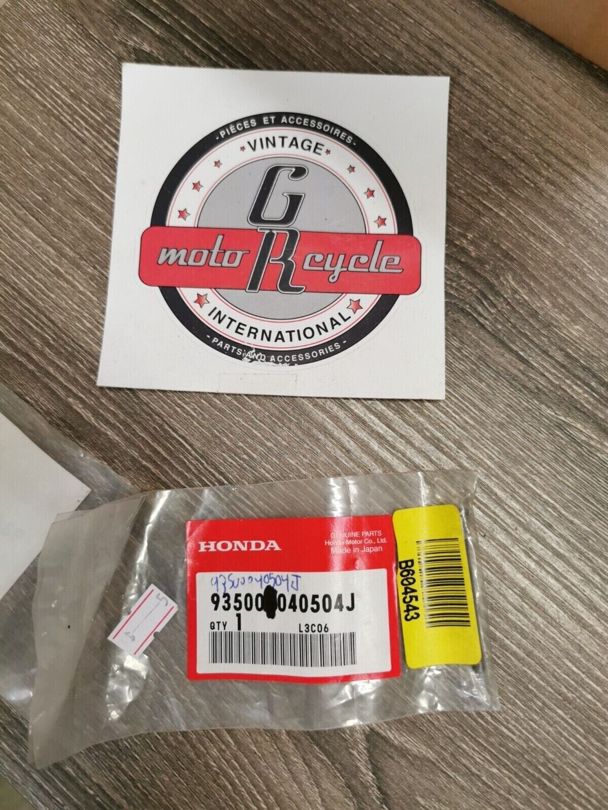 NOS HONDA SCREW CROSS 4X50 93500040504J H51