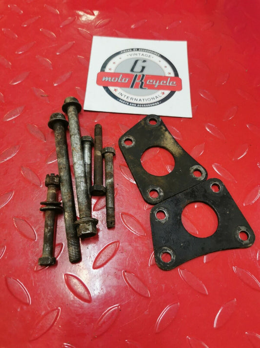 Honda MT250 1975 Engine motor hanger mounting mount bolt plate hardware CR250M