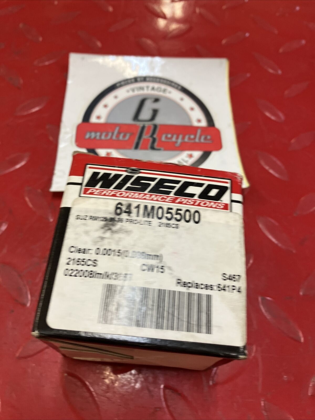 NOS Wiseco SUZUKI RM125 1989 1990 1991 PISTON AND CIRCLIP 641M05500 55.00 J5