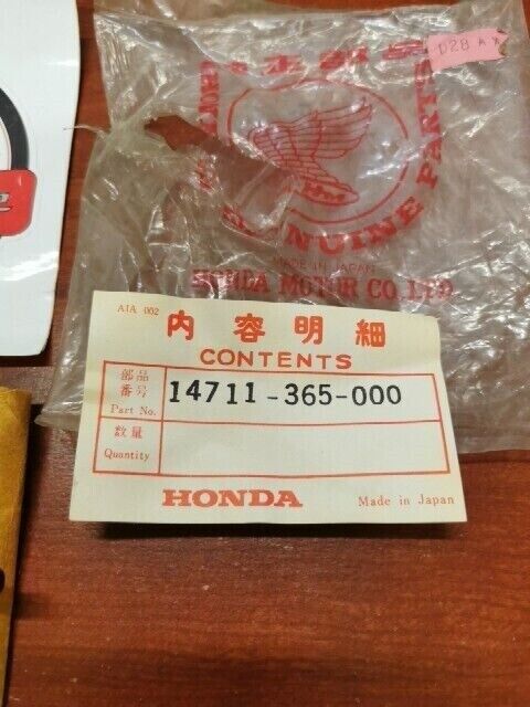 NOS Honda XL125 K0 K1 INLET VALVE 14711-365-000 H73