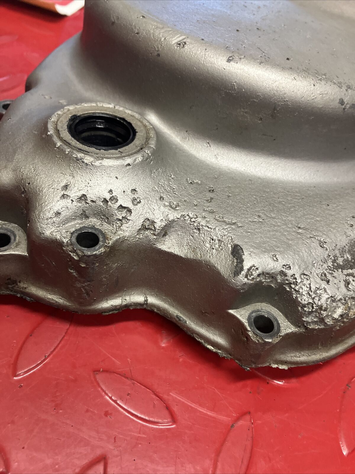 Honda XL175K3 1976 Right crankcase clutch cover 1977 1978