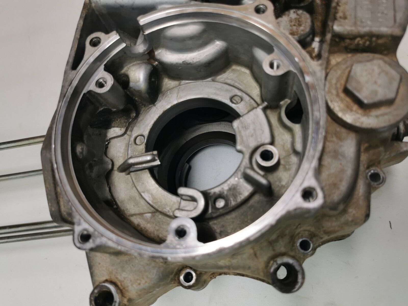 Honda XL100 1977 right left crankcase crank case XL125 CB125 1976 11200-383-000