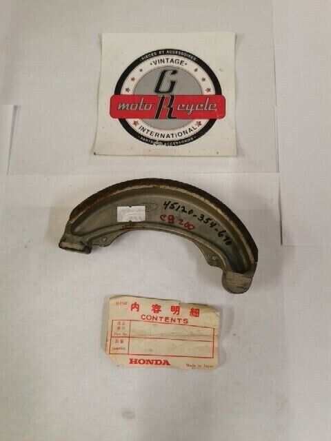 NOS HONDA CA175 1969 CB175 CL175 SL350 1970 SHOE FRONT BRAKE 45120-354-670 H70