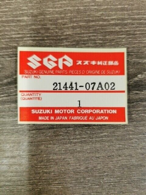 NOS SUZUKI GV1400GC RMX250 1989 - 1996 PLATE CLUTCH DRIVE 21441-07A02 S51