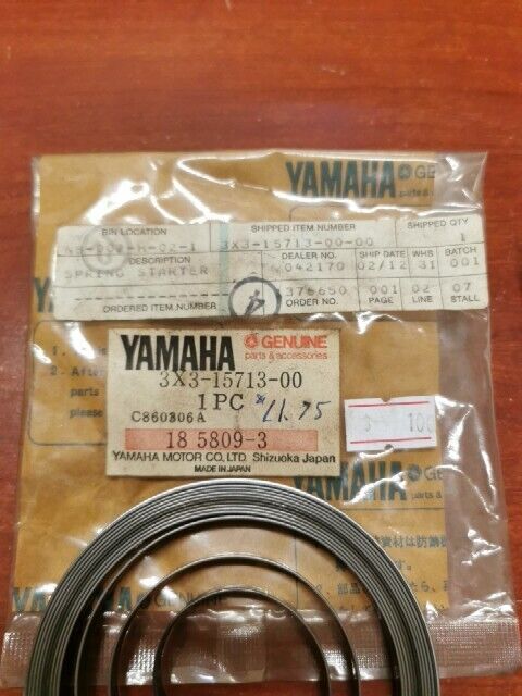 NOS Yamaha 1980 - 1985 YT125 1982 1983 YT175 STARTER SPRING 3X3-15713-00-00 Y115