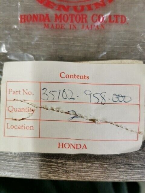 NOS HONDA ATC200 1980 BASE 35102-958-000  H95