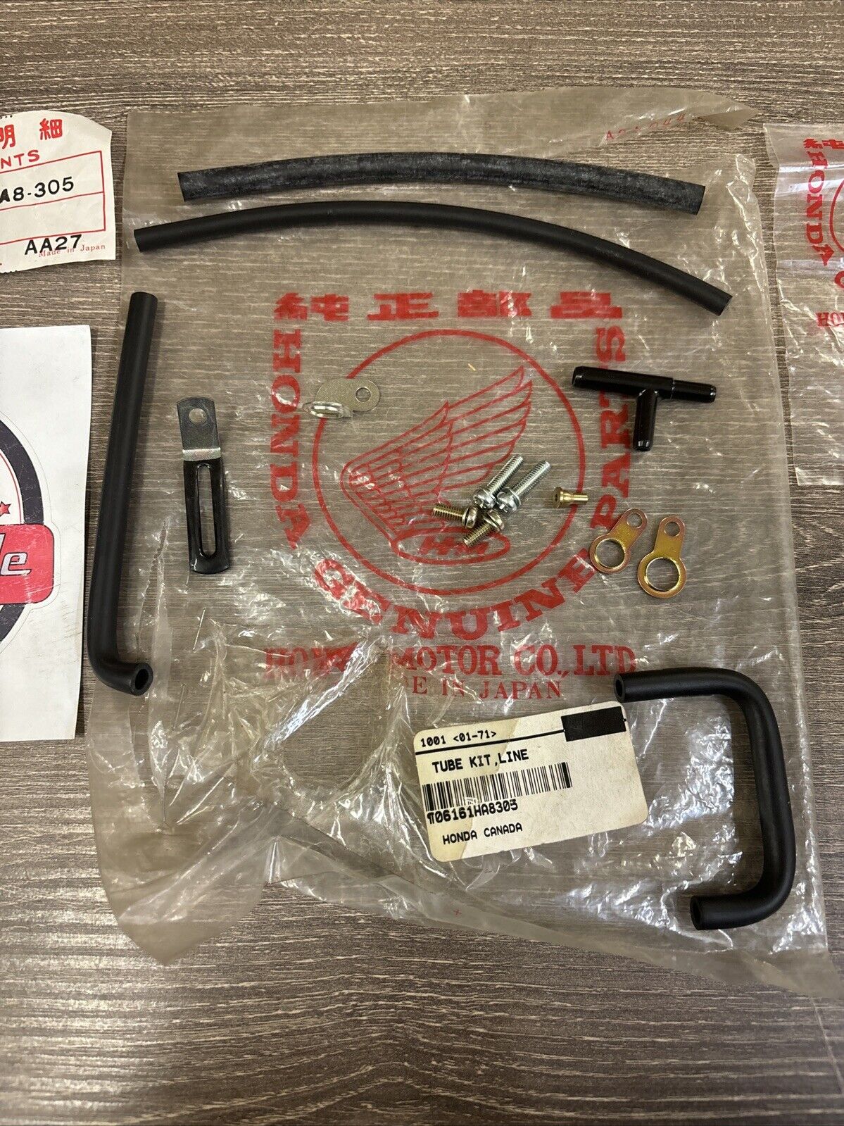 NOS Honda ATC250 TRX250 COLD WEATHER HARD START KIT INCOMPLET 06161-HA8-305 H136