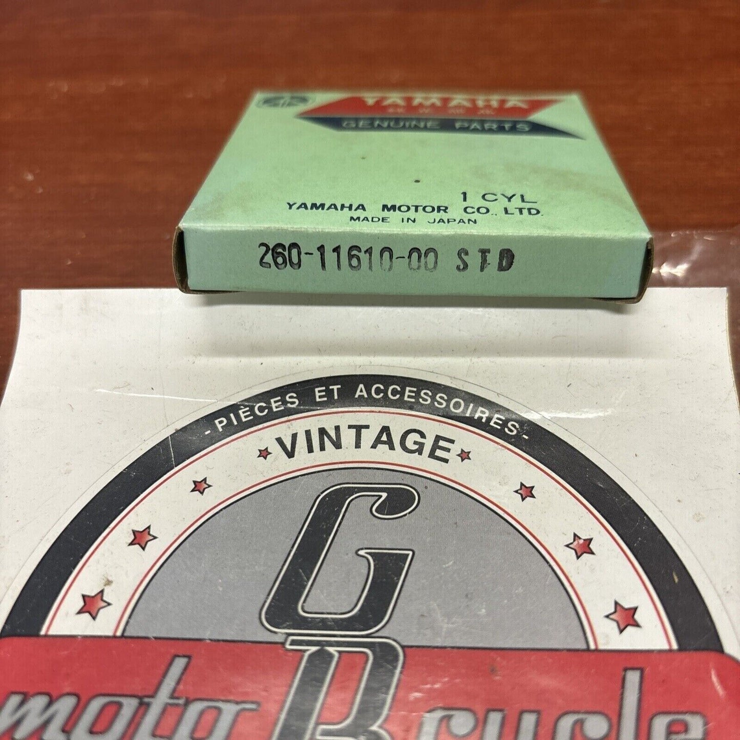 NOS Yamaha PISTON RING STD 260-11610-00 SUB 260-11601-02-00 260-11601-03-00 Y174