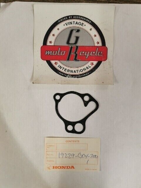 NOS HONDA CR80R 1983 GASKET WATER PUMP 19229-GC4-700 H100