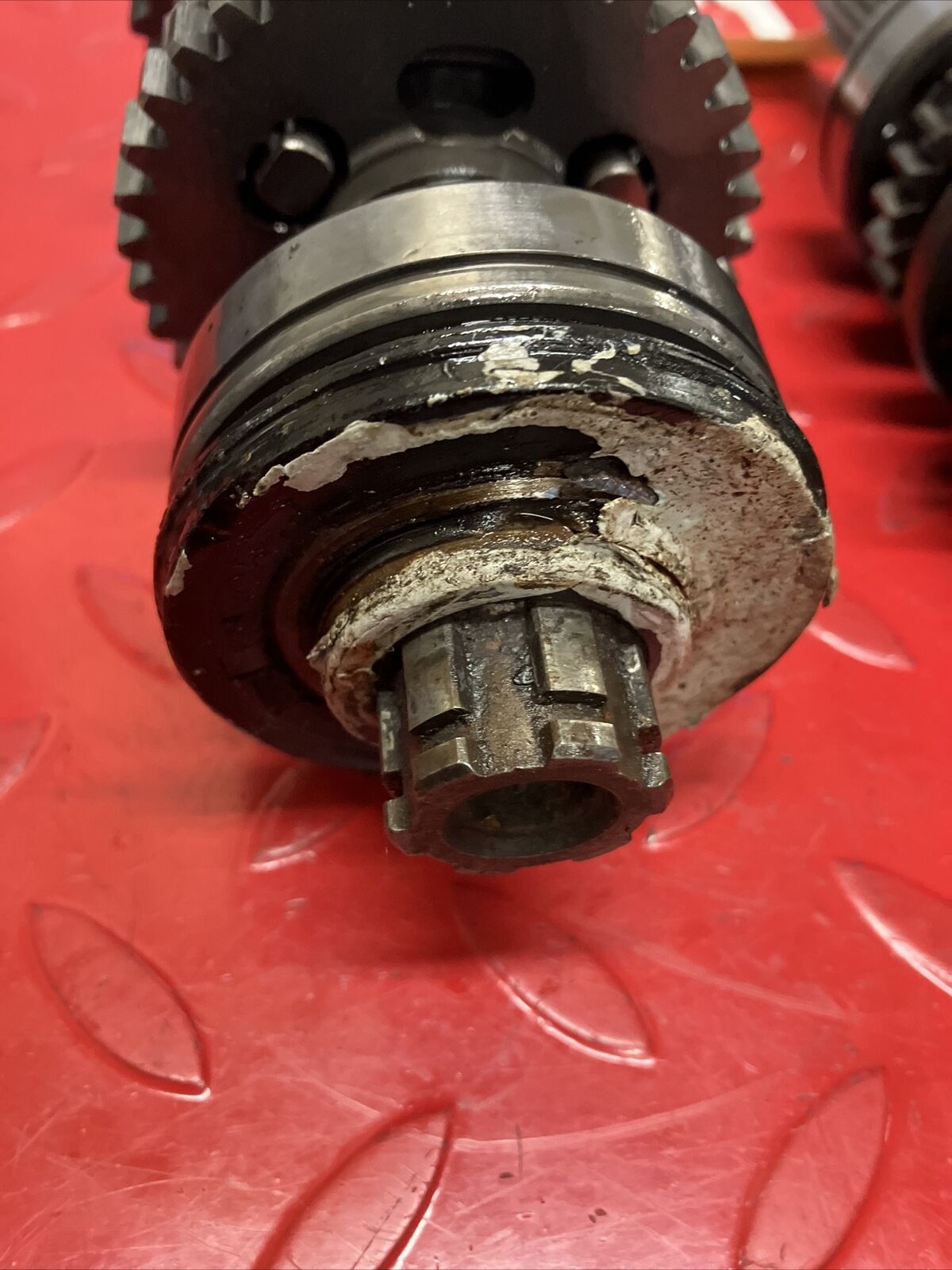Honda XL250R 1982 transmission mainshaft countershaft shaft gear 1983