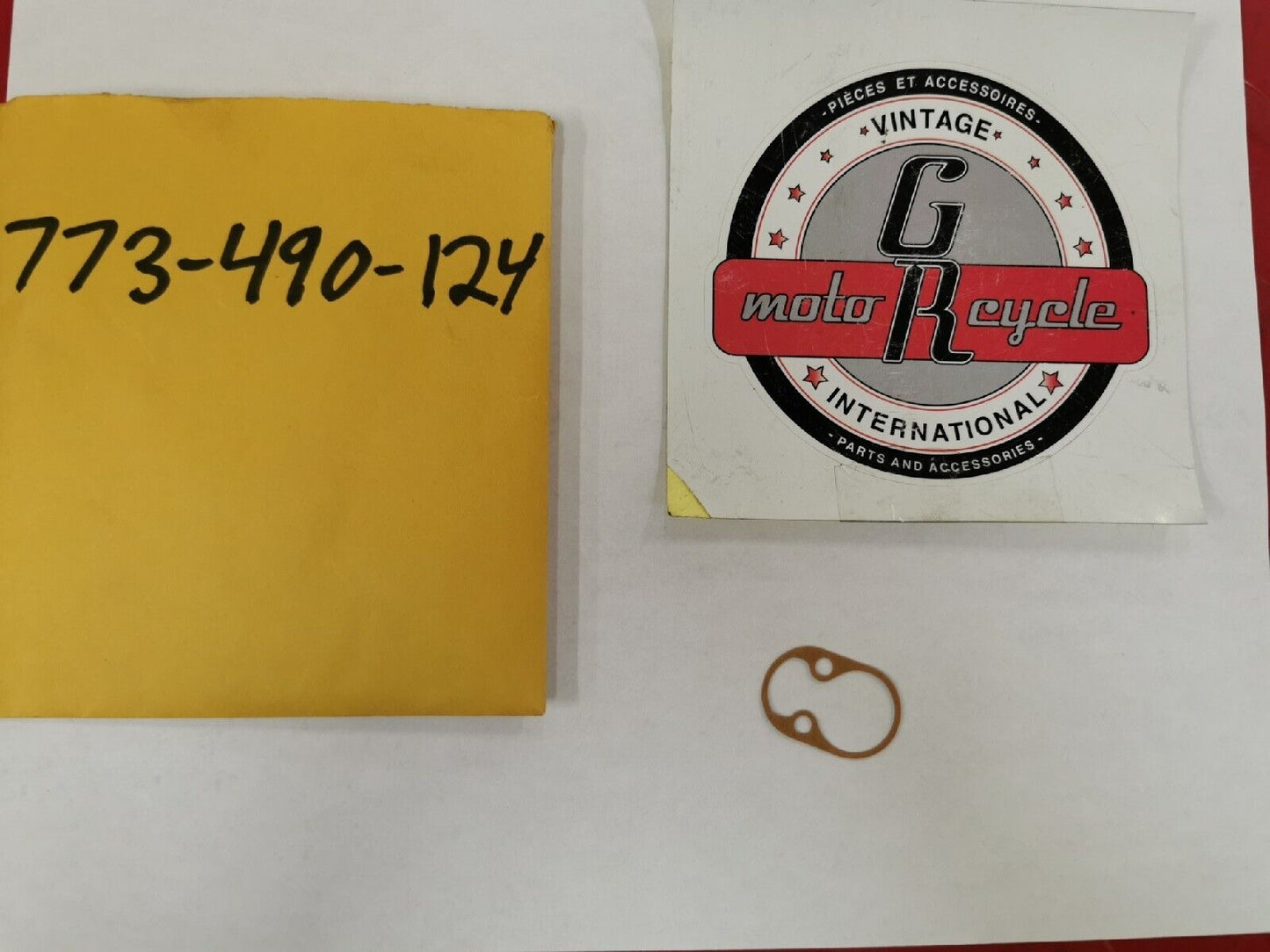 NOS PUCH BOMBARDIER MAXI CARBURATOR CAP COVER GASKET 773-490-124  P3