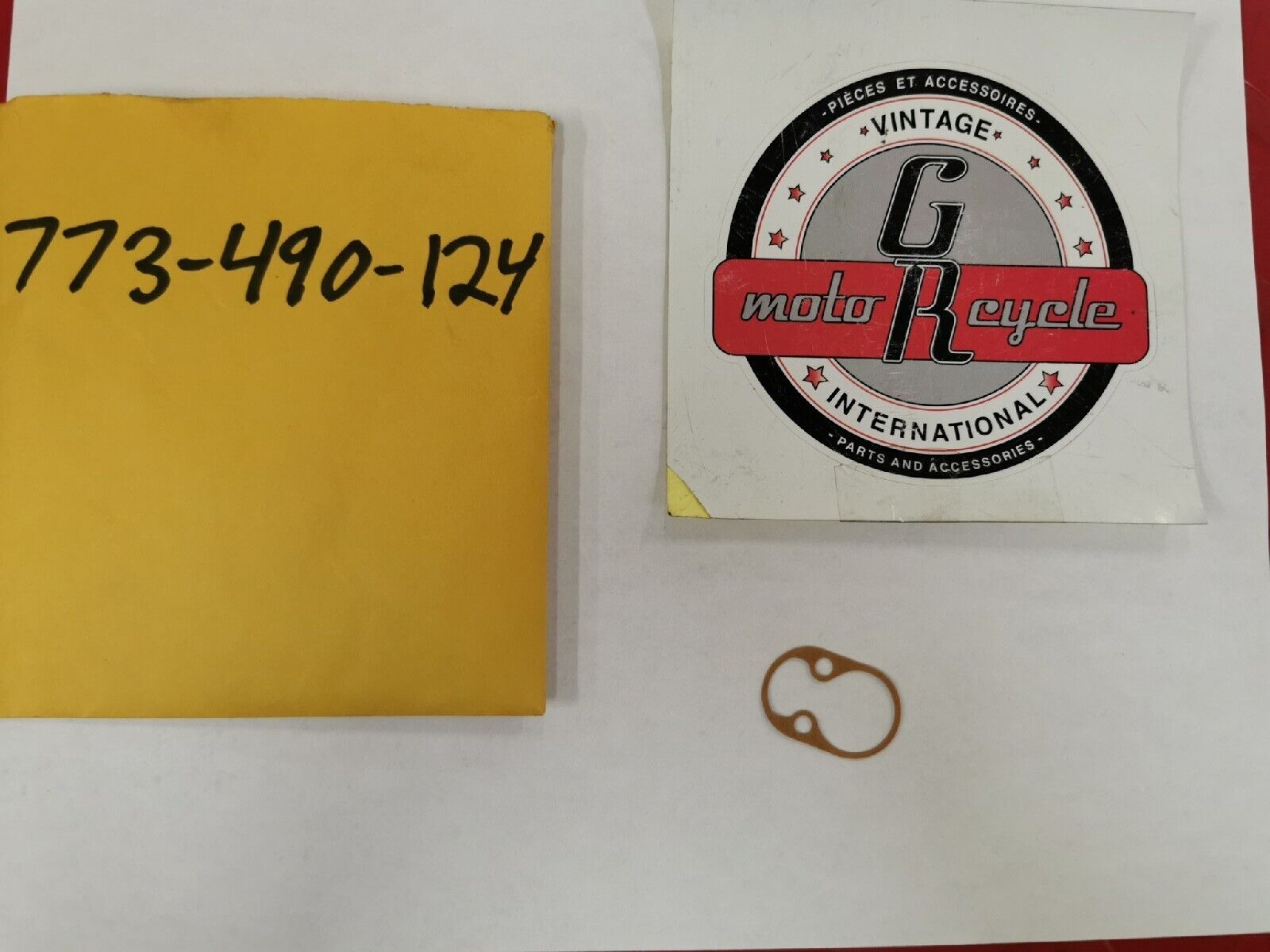 NOS PUCH BOMBARDIER MAXI CARBURATOR CAP COVER GASKET 773-490-124  P3