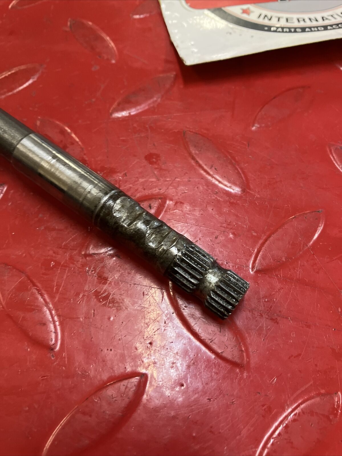 Suzuki RM125 1987 transmission gearshift gear shift shaf spindle