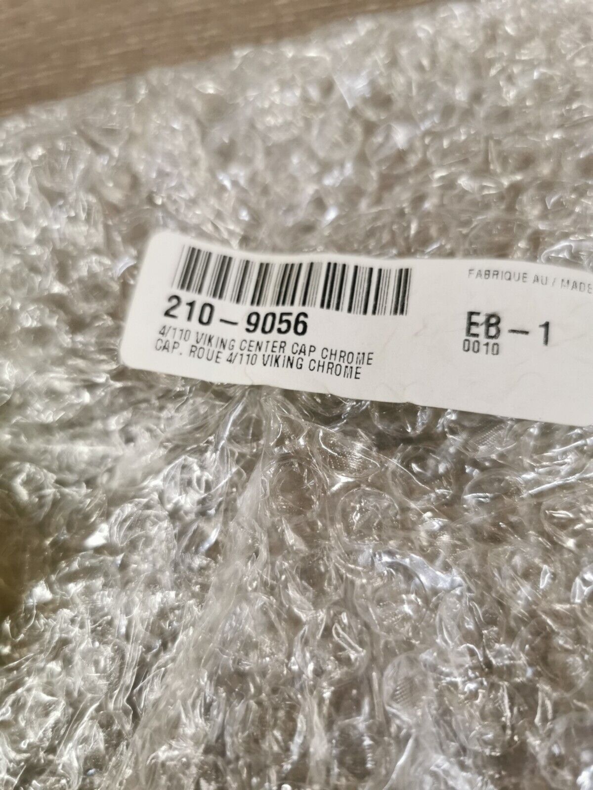 NOS STI  VIKING WHEEL CENTER CAP CHROME 311137H-CH J38