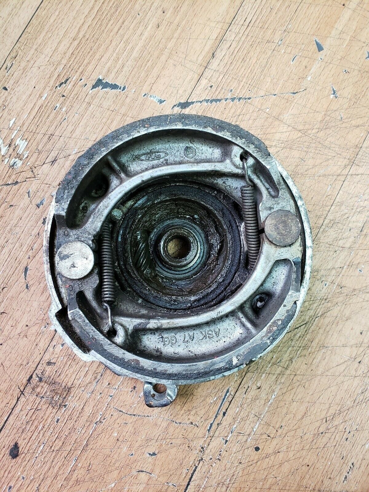 Honda CT125 1977 front brake hub panel CT 125