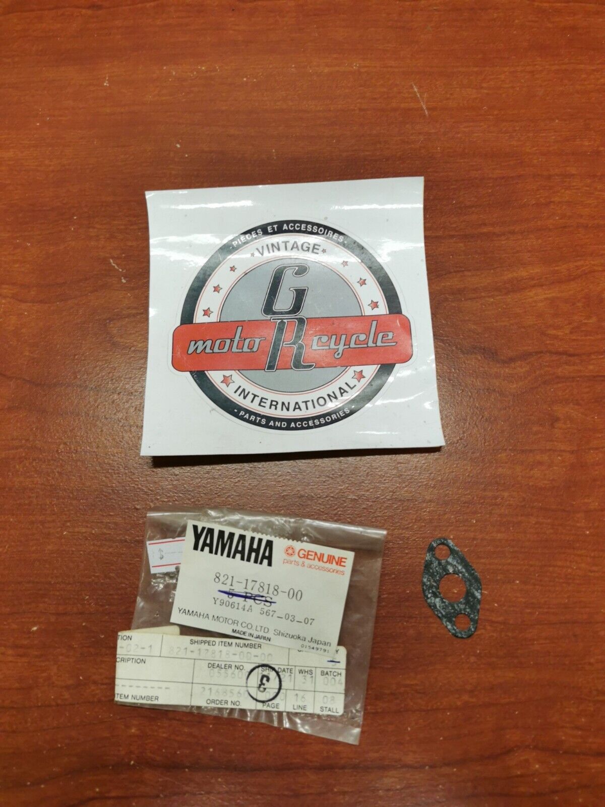 NOS Yamaha GP433 PZ480 ET340 GASKET 821-17818-00-00 SUB. 821-17818-02-00 Y95