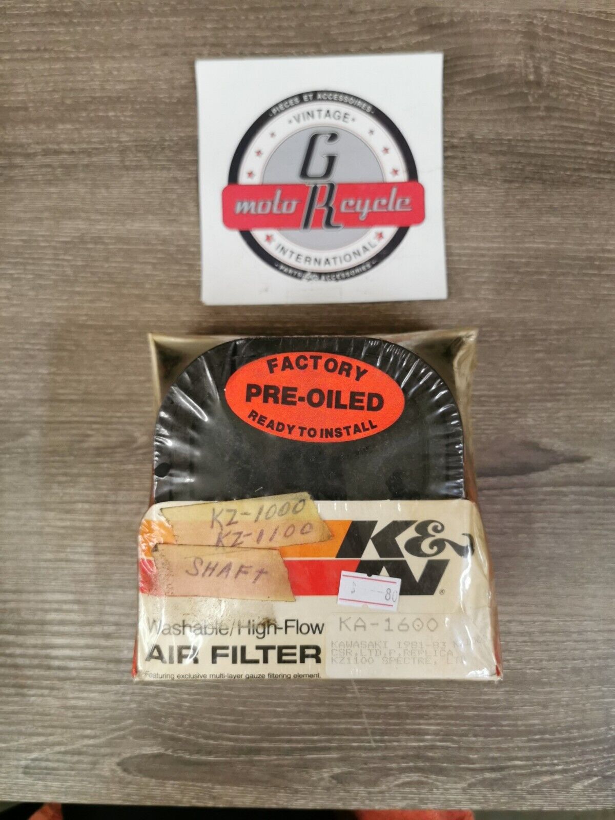 NOS K&N KAWASAKI KZ1000 KZ1100 1981 - 1983 AIR FILTER KA-1600 J30