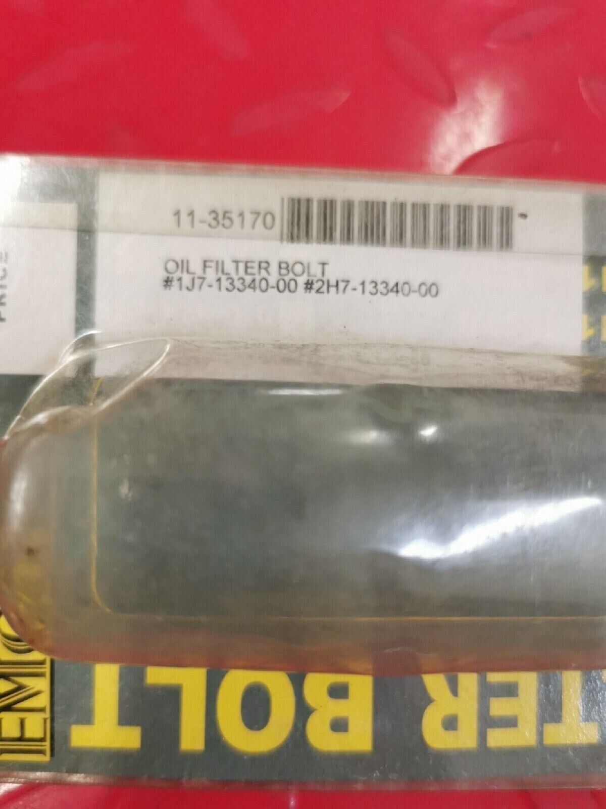 NOS EMGO  Yamaha Oil Filter Element Bolt 1J7-13340-00-00 J11