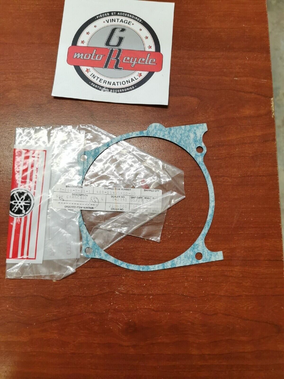 NOS Yamaha MX100 MX175 DT100 DT175 CRANKCASE COVER GASKET 401-15455-01-00 Y80