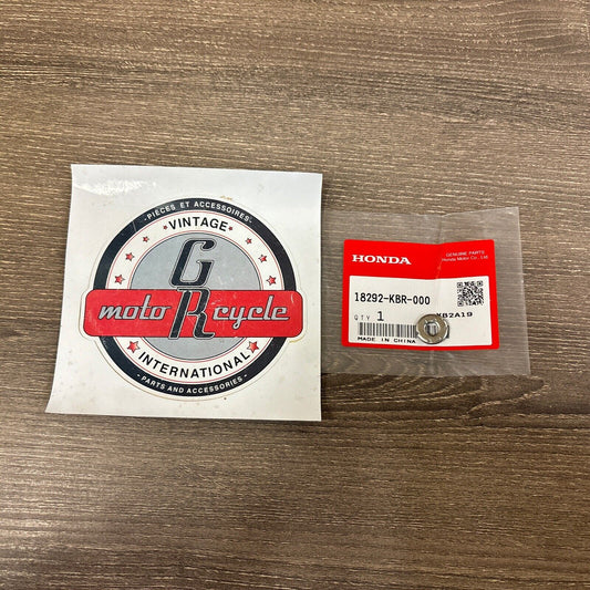 NOS Honda CB1100SF CHA125 CN250 CRF100F PROTECTOR GASKET 18292-KBR-000 H158