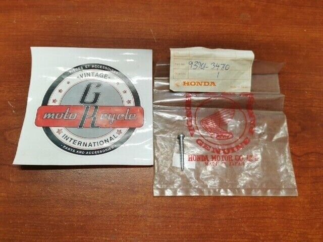 NOS Honda CBX1000 GB400 NH125 SA50 VF750C XR200R TAP SCREW 4x30 93901-34710 H71