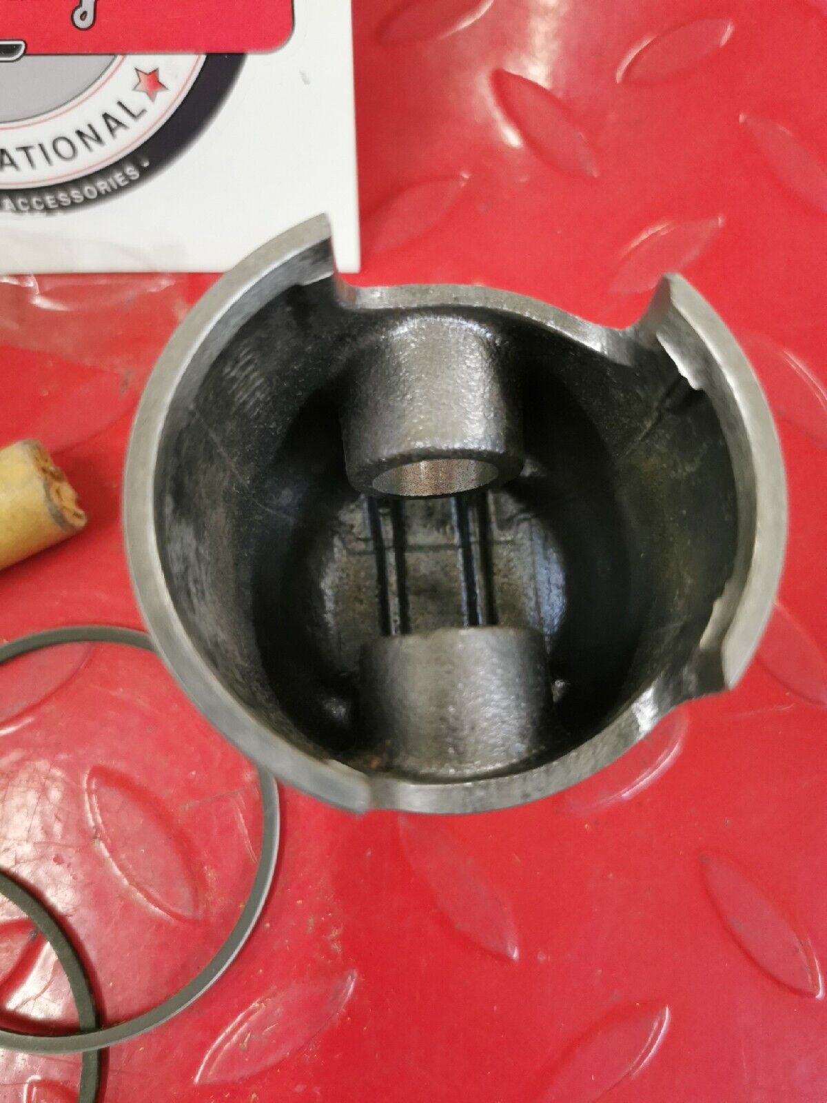 NOS YAMAHA YM1 YM1S 1965 PISTON 1 O/S 0.25  AND RING SET    159-11635-00-00  Y50