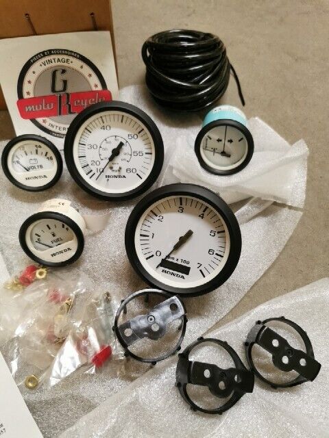 NOS HONDA Instrument Set White Flat 06300-ZW5-000ZB H82