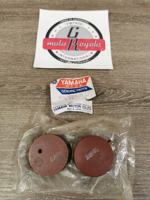 NOS YAMAHA RS100 RS125 RD50 RD200 BRAKE PAD LINING ASSY 404-20000-11 Y114