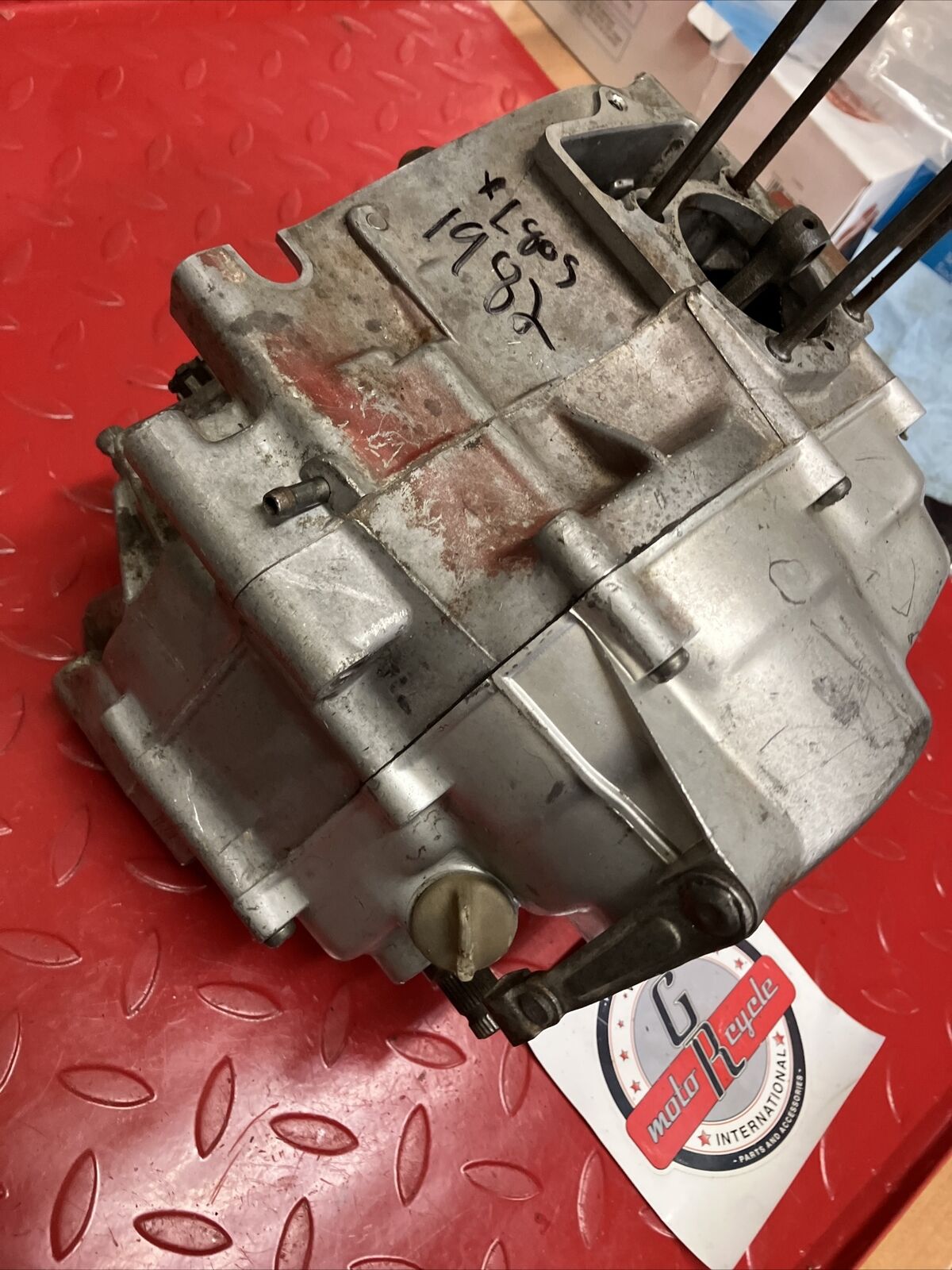 Honda XL80S 1982 engine motor bottom end crankcase crankshaft transmission