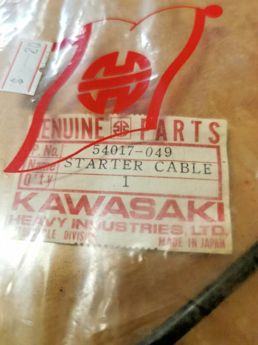 NOS KAWASAKI  G4TR  KV100  Starter Cable  54017-049   K8