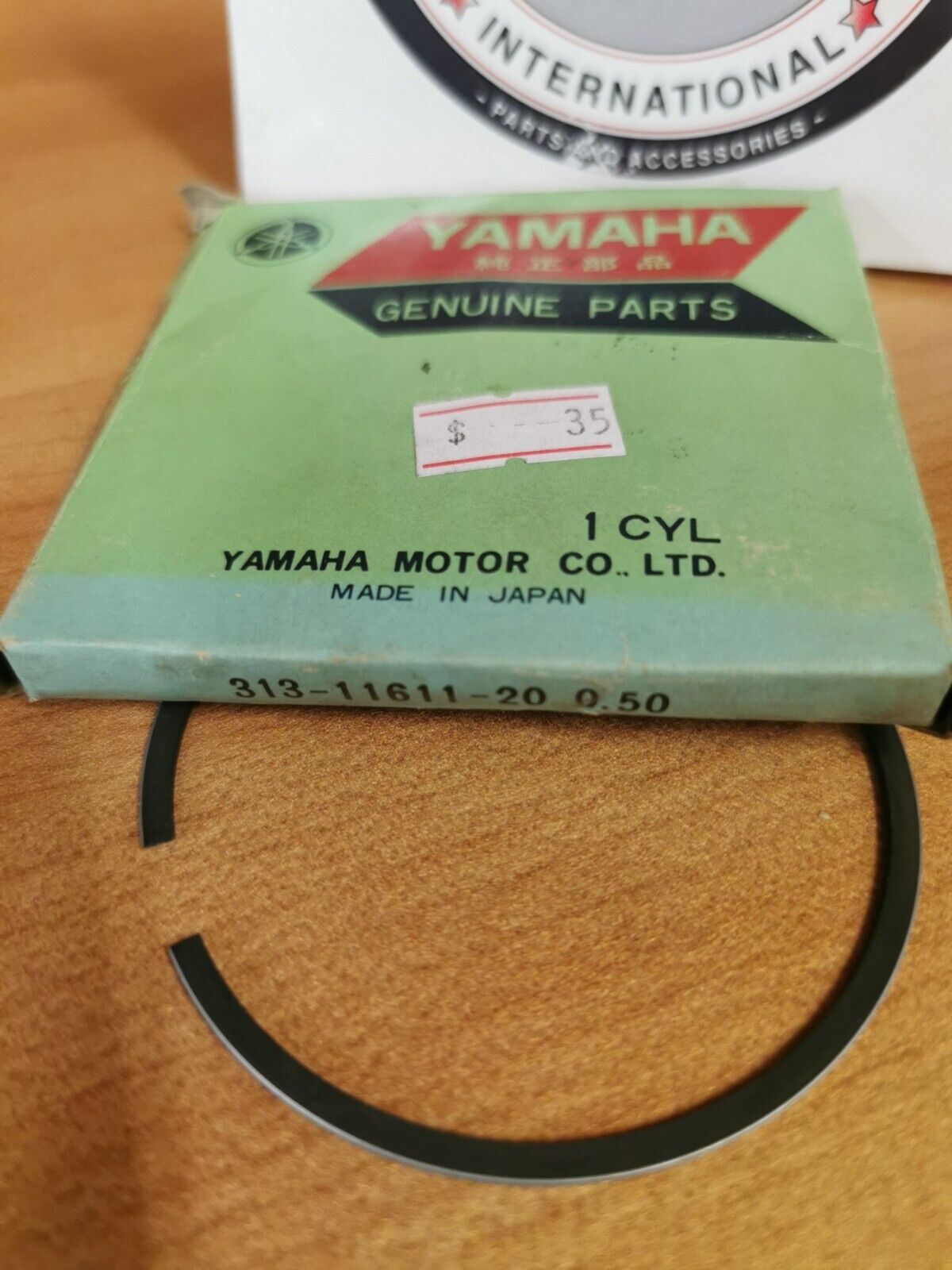 NOS YAMAHA MX250 YZ250 1972 - 1977 RING  PISTON 2ND  0.50  313-11611-20-00  Y48