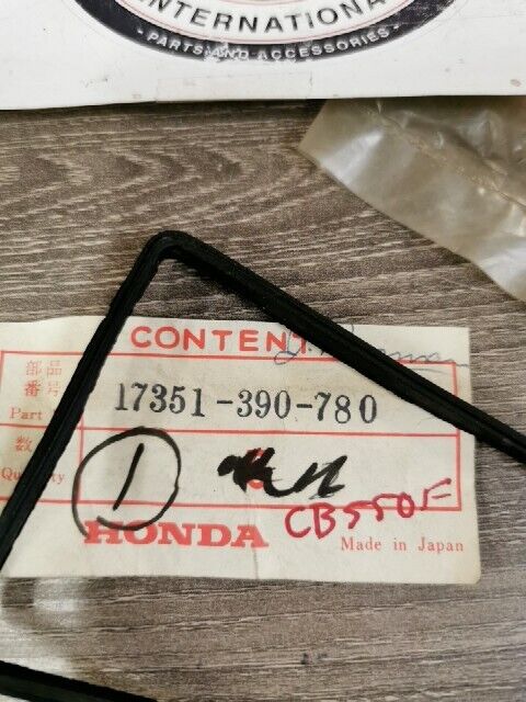 NOS HONDA CB550F CB550K CB500 SEAL ELEMENT COVER 17351-390-780 H94
