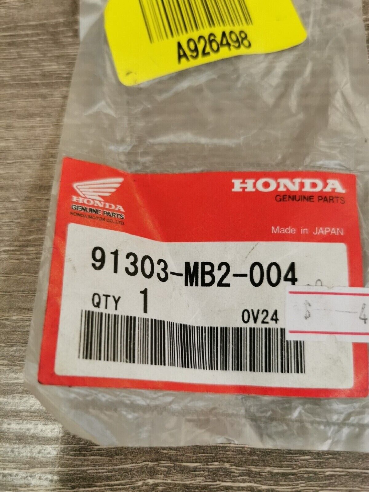 NOS HONDA VF1000R VF700F VF750F  O-RING 10X6X20.6X2.5 91303-MB2-004 H46