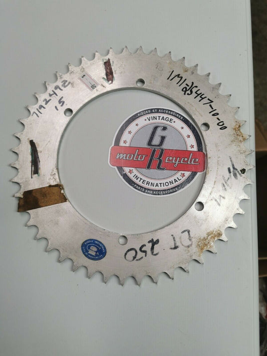NOS Yamaha DT250 DT400 rear sprocket circle industries 48T 1M1-25447-10-00 Y6