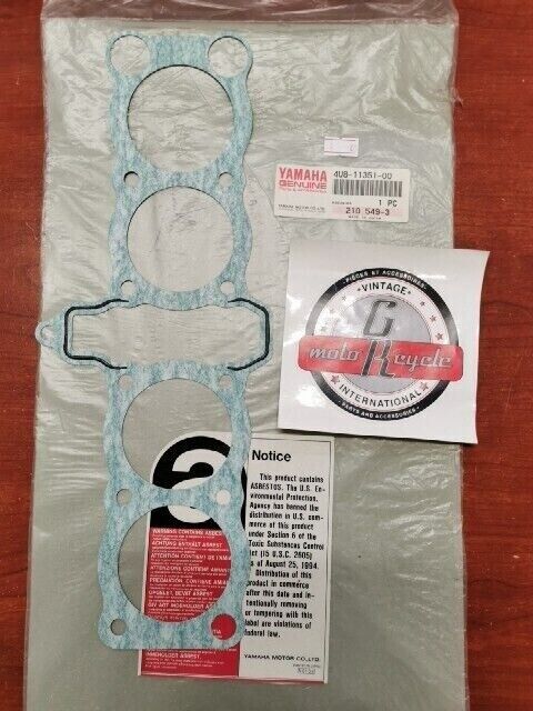 NOS Yamaha XJ550 CYLINDER GASKET 4U8-11351-00-00 SUB 4U8-11351-10-00 Y107