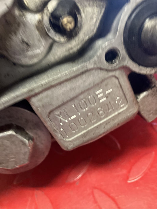 Honda XL100 1974 engine motor bottom end crankcase crankshaft transmission