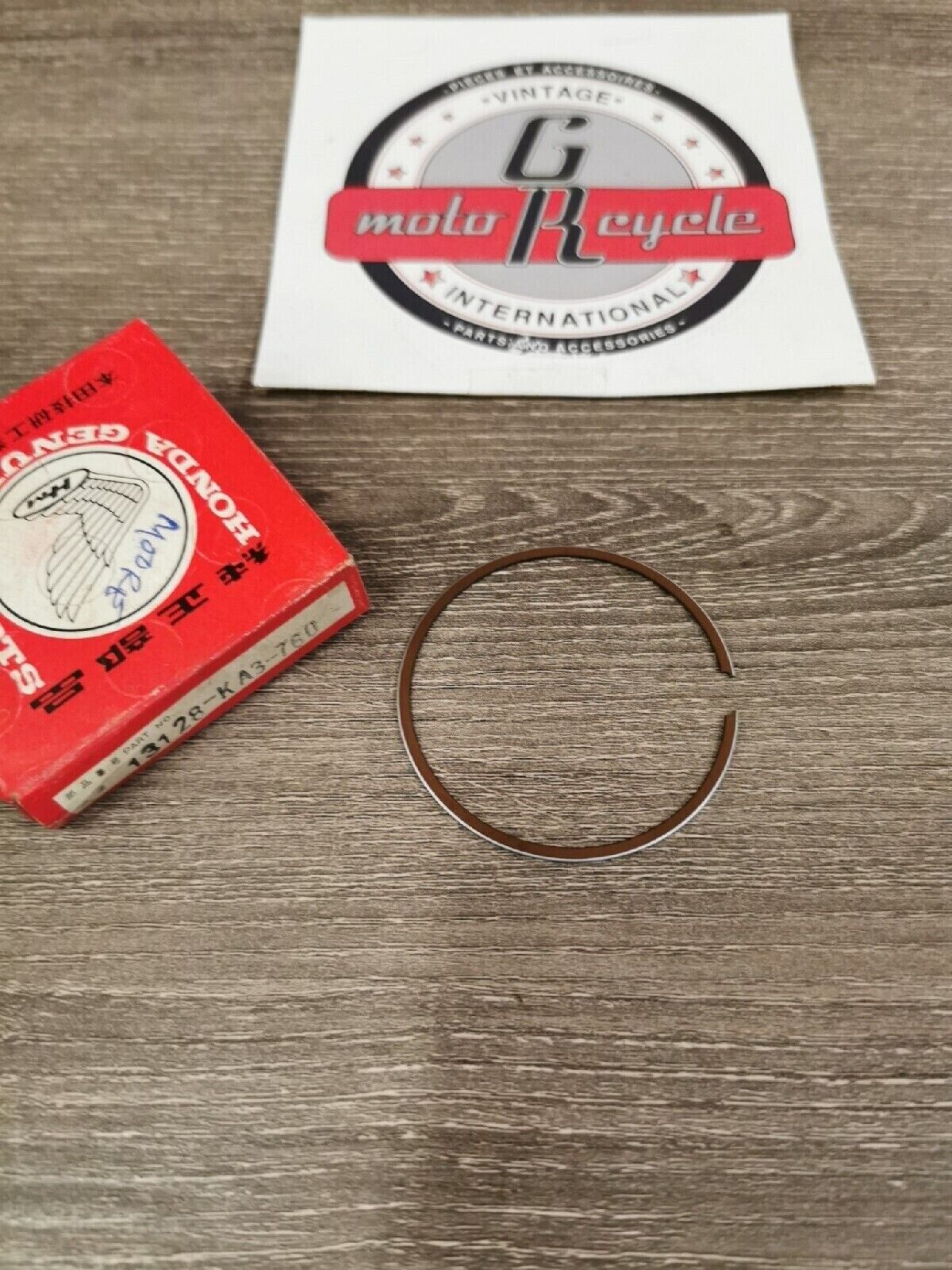 NOS HONDA CR125 1985 PISTON RING .25 13128-KA3-760 H48