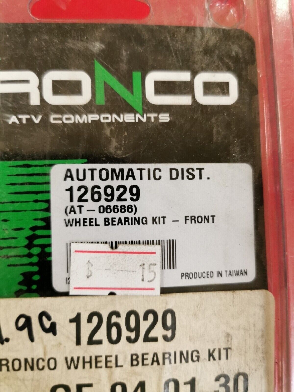 NOS BRONCO HONDA TRX200SX 1986 - 1988   WHEEL BEARING KIT FRONT AT-06686 J13
