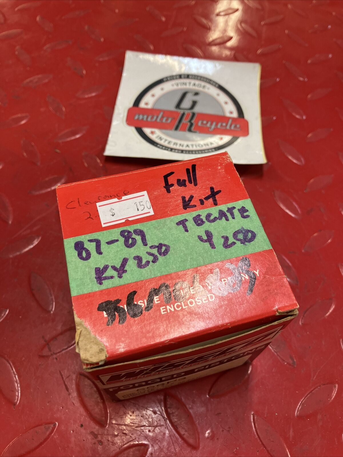 NOS Wiseco KAWASAKI KX250 87-89 TECATE FULL PISTON KIT 556P3 556M06825 J5